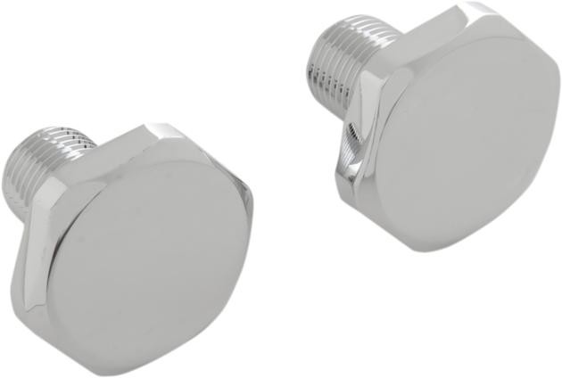 DS Upper Fork Tube Caps Chrome Harley Davidson 139075