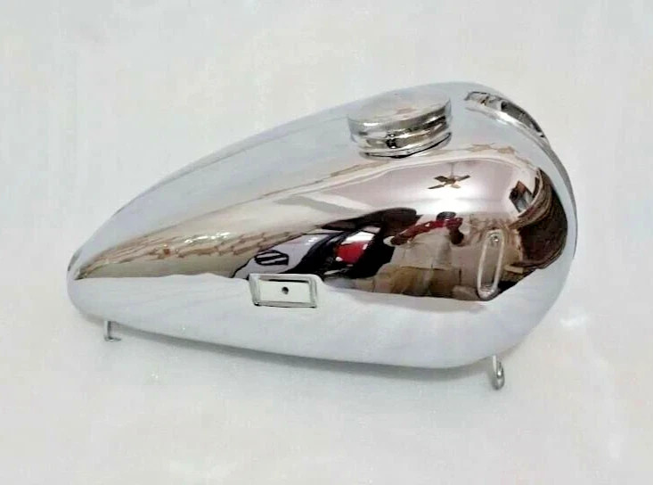 NSU Max Lux OSB 250 251 Standard year of manufacture 1953 Steel Chrome Fuel Tank Petrol