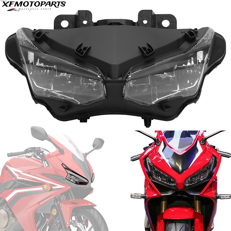 Front Headlight Head Lamp Light Assembly Fit For Honda CBR650R CBR500R 2016-2023