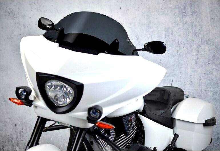17.7″ TALL TOURING SCREEN VICTORY CROSS COUNTRY 1800 10-14 WINDSCREEN WINDSHIELD