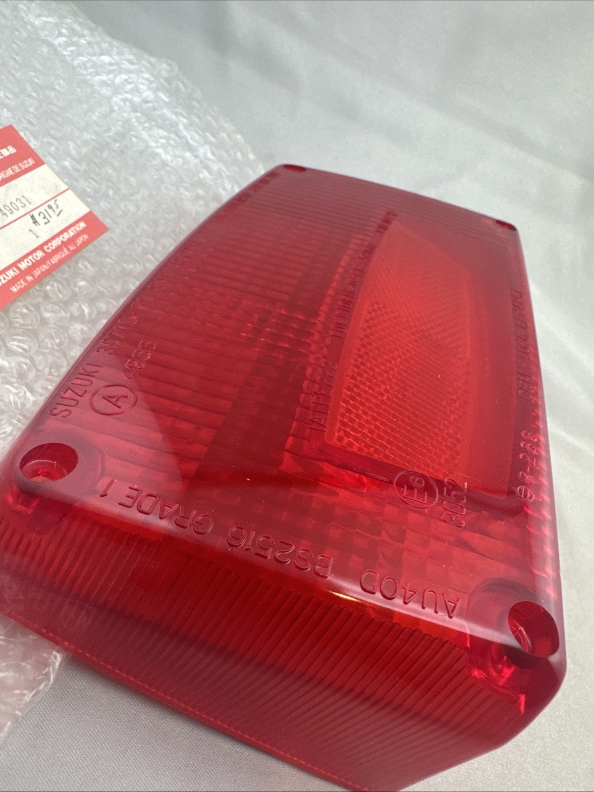 NOS OEM Suzuki GS1100E GS650E GS850G GS1000S GS750E Tail Light Lens 1978-85
