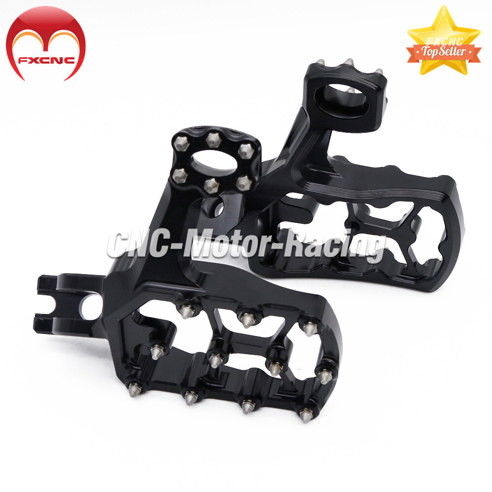 For Honda CRF450X CRF450R 2002-2022 CNC Extended Footpegs Footrest Pegs Pedals