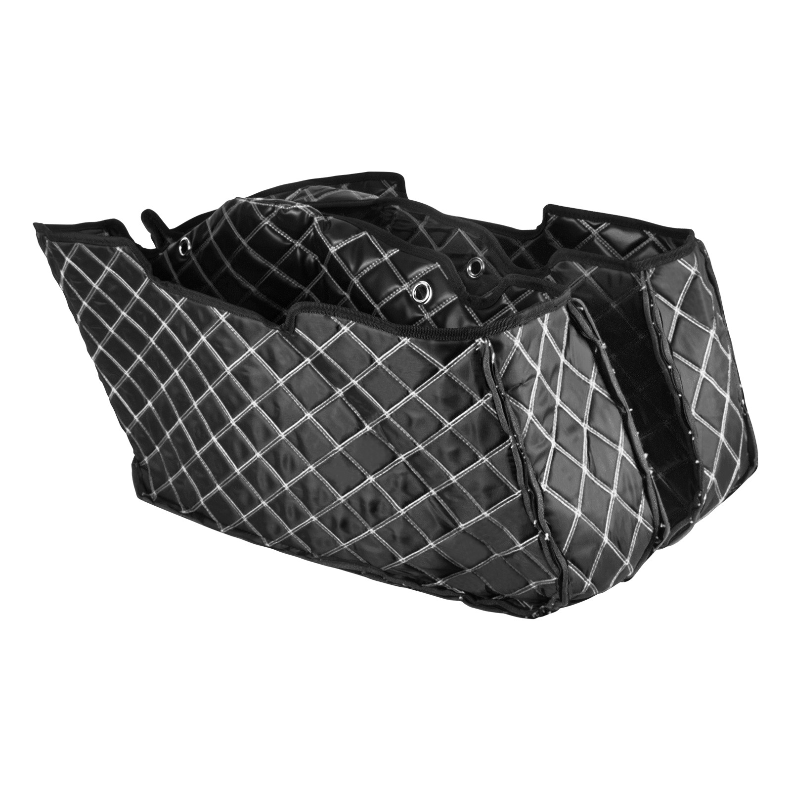 Liner Bag Inserts White Stitching Saddlebag Black Fits For Harley Touring 24-25