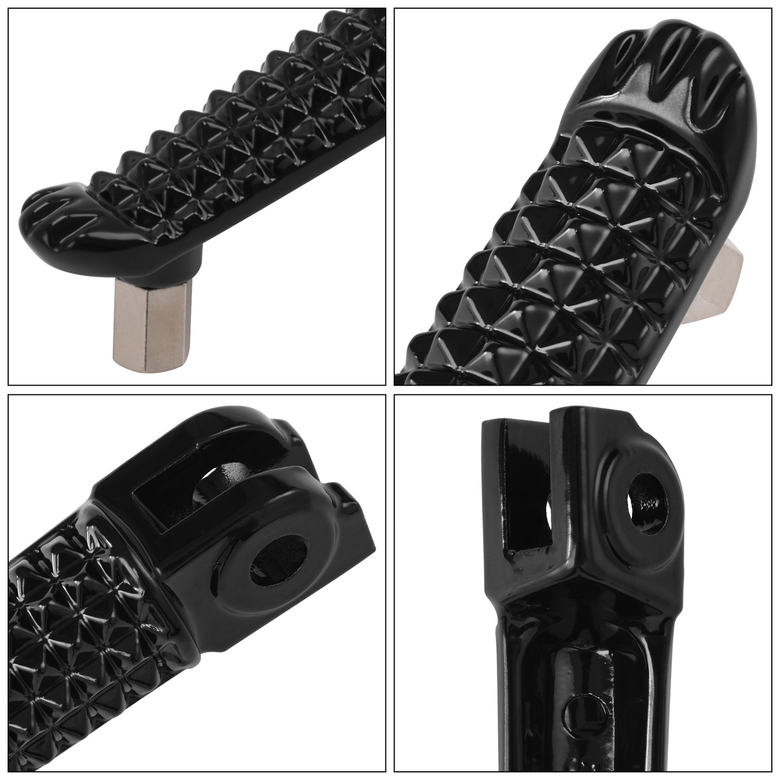 Front Footrest Footpegs Fit For Yamaha YZF R1 R6 R6S 2003-2009 2005 2006 2007 08