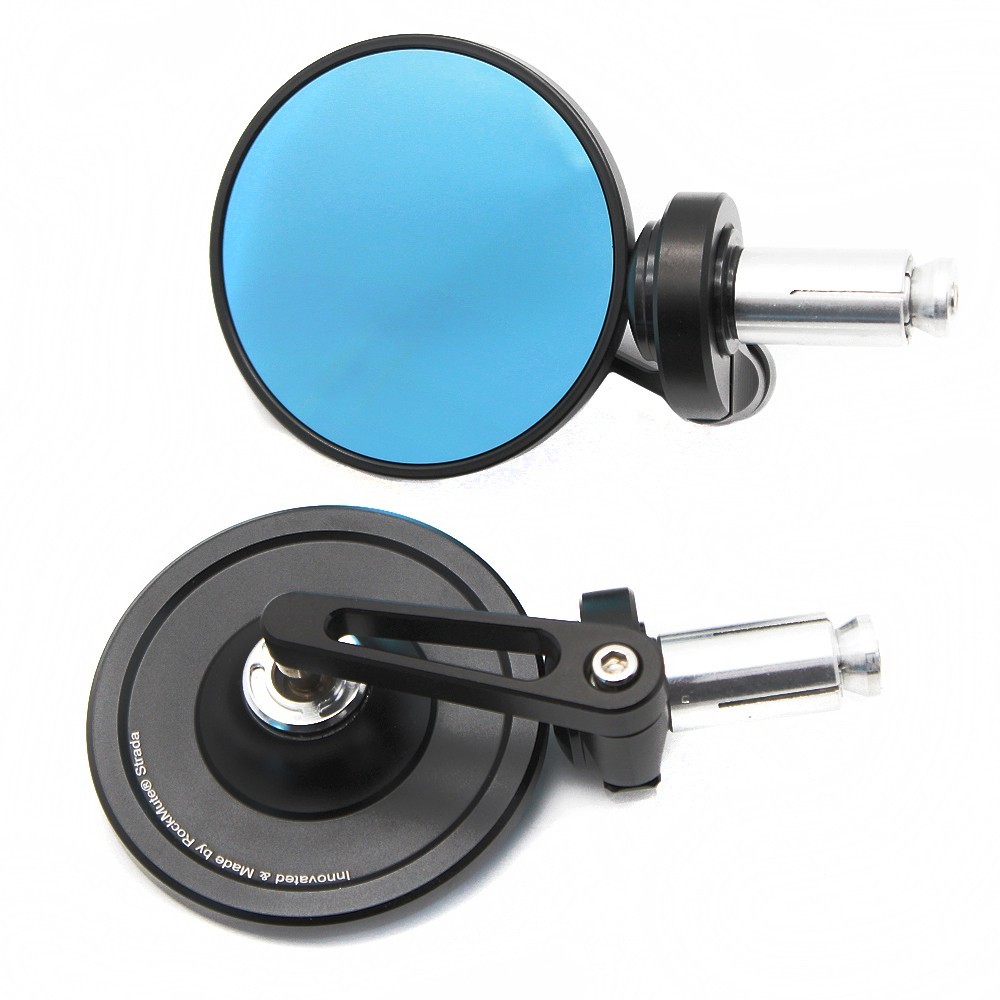Round Rearview Side Mirrors For BONNEVILLE T100 T120 SPEEDMASTER BOBBER