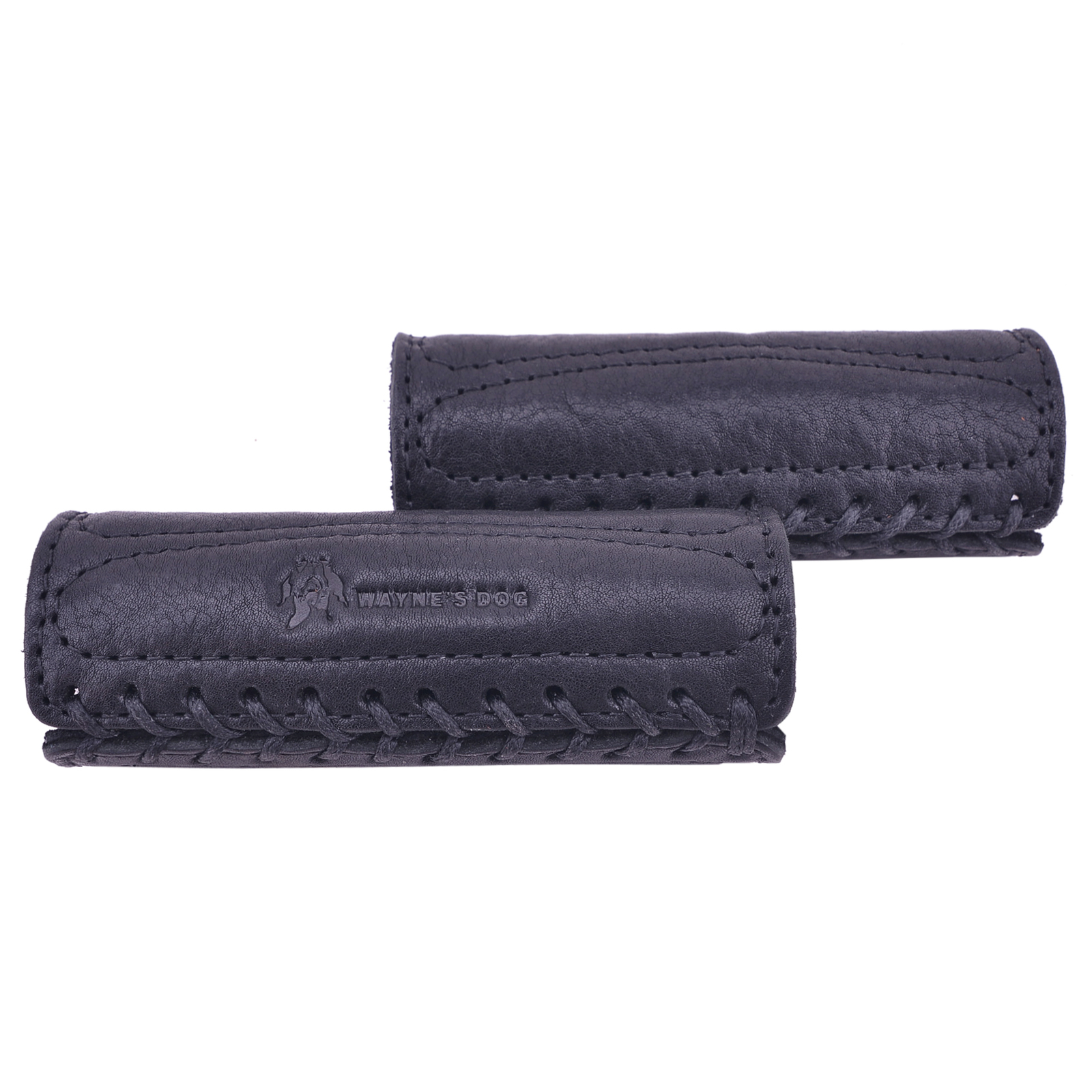 Handmade Cowhide Leather Motorcycle Handlebar Grips Cover Grip Tape Protector