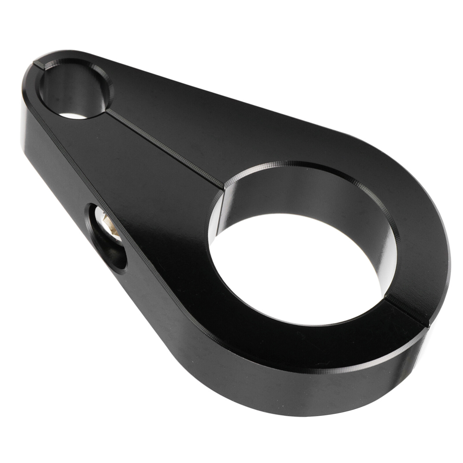 1″ Handlebar Frame Clutch Throttle Cable Brake Line Clamp Clip for Harley Black
