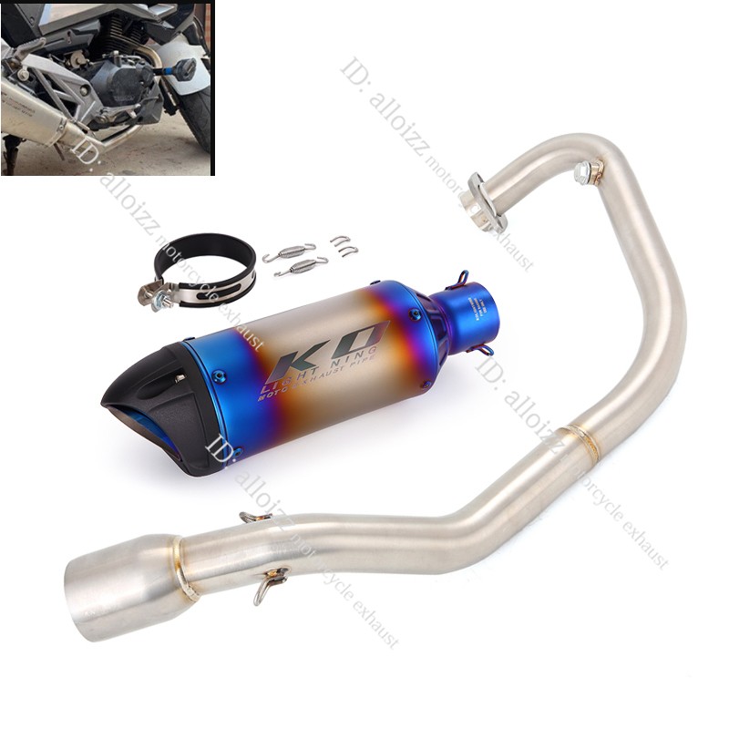 For CF-Moto Papio ST125 2017-2025 Exhaust System Header Link Pipe 51mm Muffler