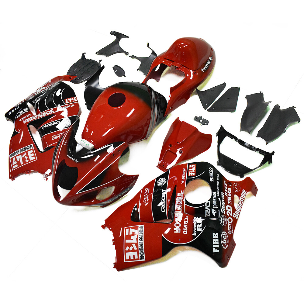 Red Black Fairings For Suzuki GSXR1300 Hayabusa 1997 – 2007 ABS Plastic Bodywork