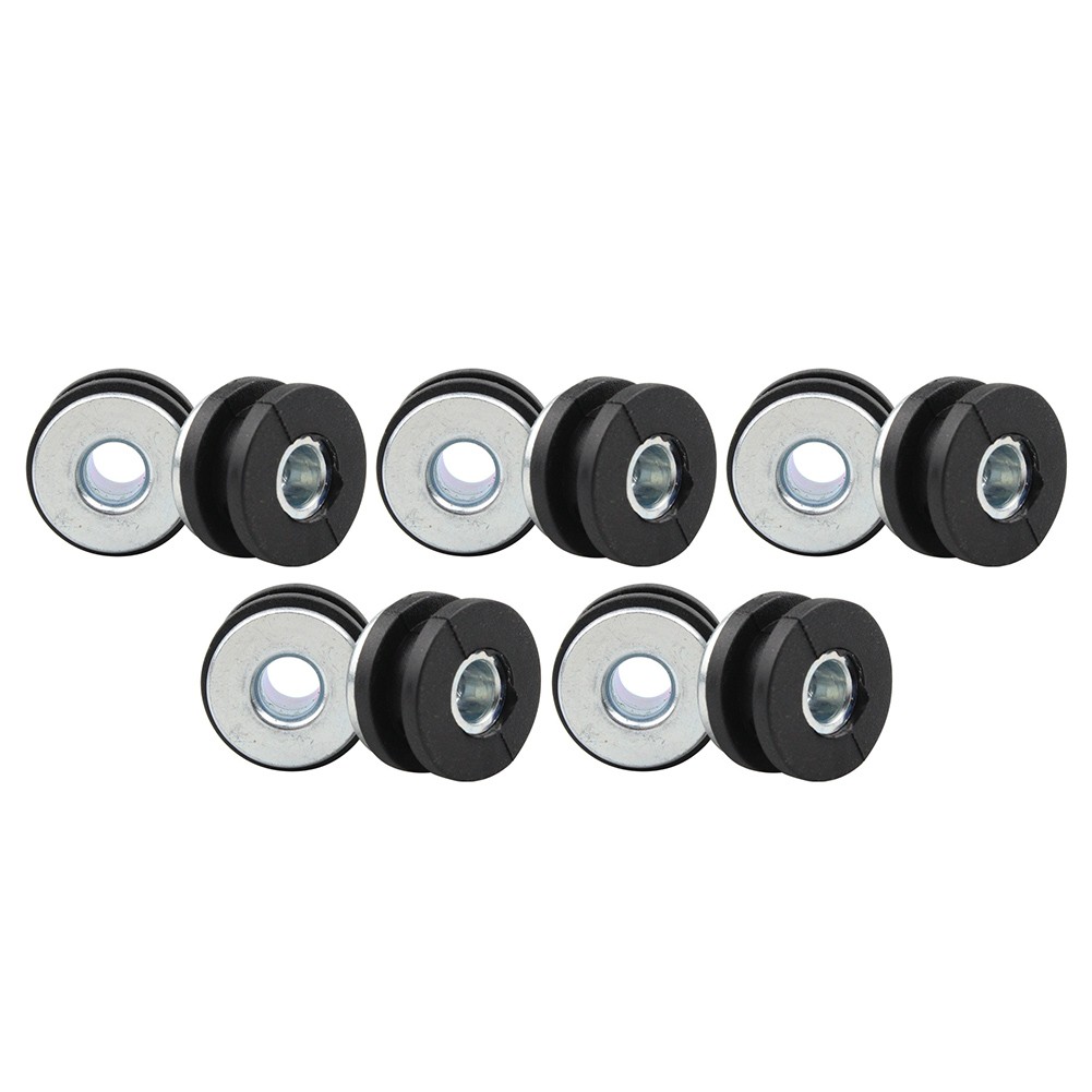 10 × Motorcycle Fairing Rubber Grommets Bolt Pressure Relief Cushion Shockproof