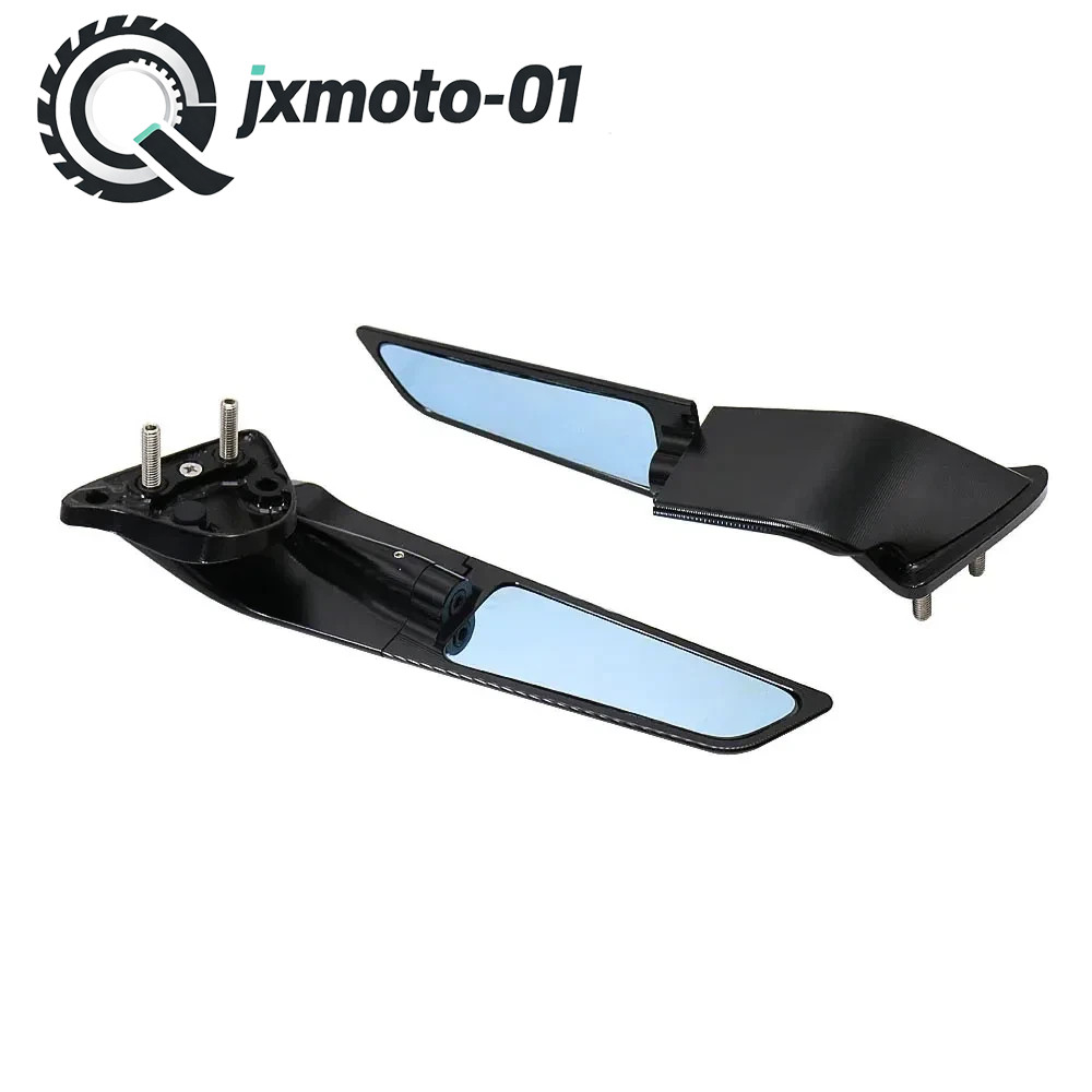Side Mirrors Fit For Yamaha YZF R1 R1M 2020-Rearview Wind Wing Mirror Adjustable