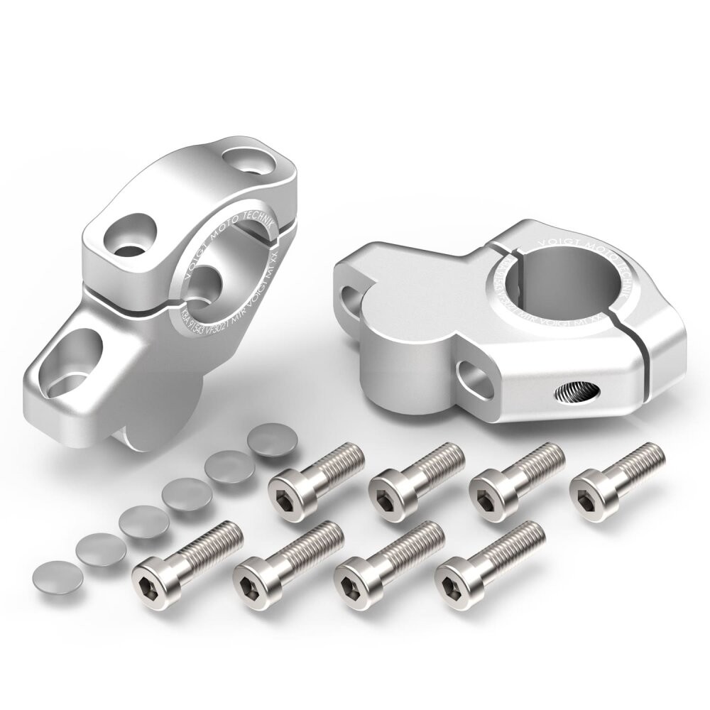 Voigt Handlebar risers 30 mm with 21 mm for Suzuki DL 800 V-Strom & DE 23-