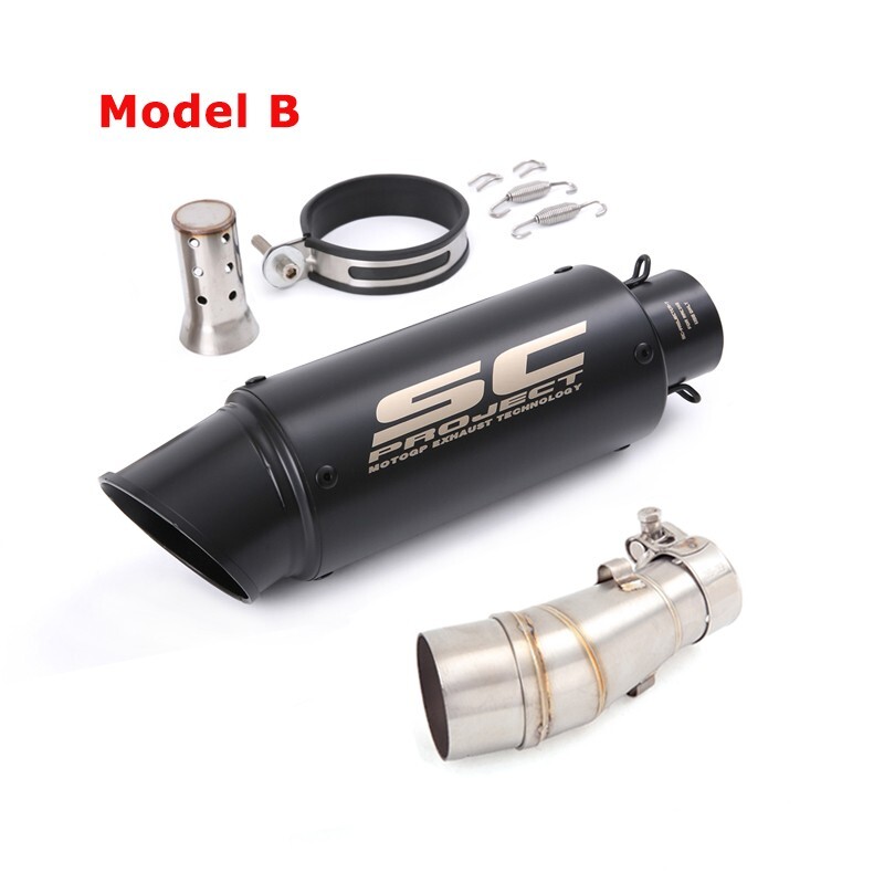 For Kawasaki Ninja 300 EX300 2013-2018 Slip on Muffler Exhaust Mid Tail Pipe