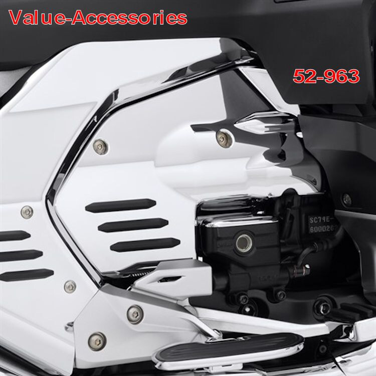 Show Chrome, Engine Side Covers (pr), Honda GL1800 Gold Wing 2018+, 52-963