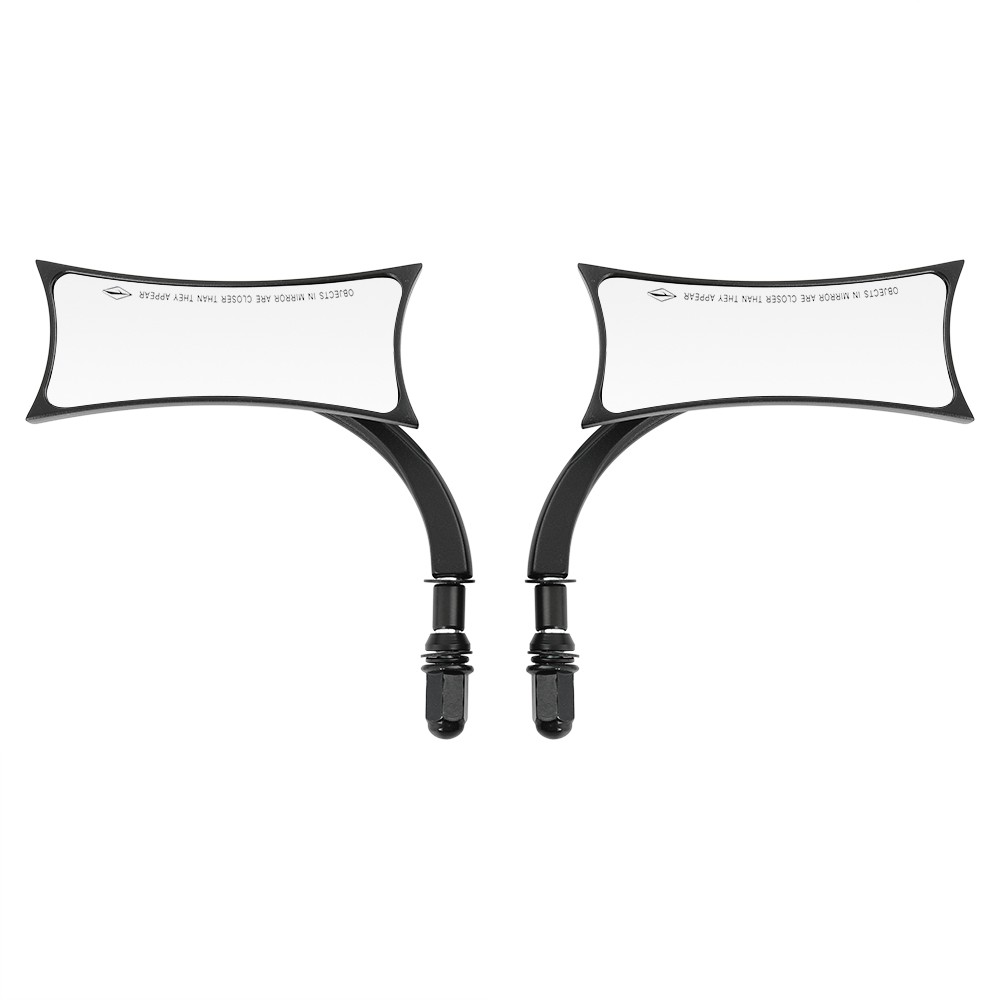 Motorcycle Rearview Side Mirrors Black For Indian Chief Chieftain Classic