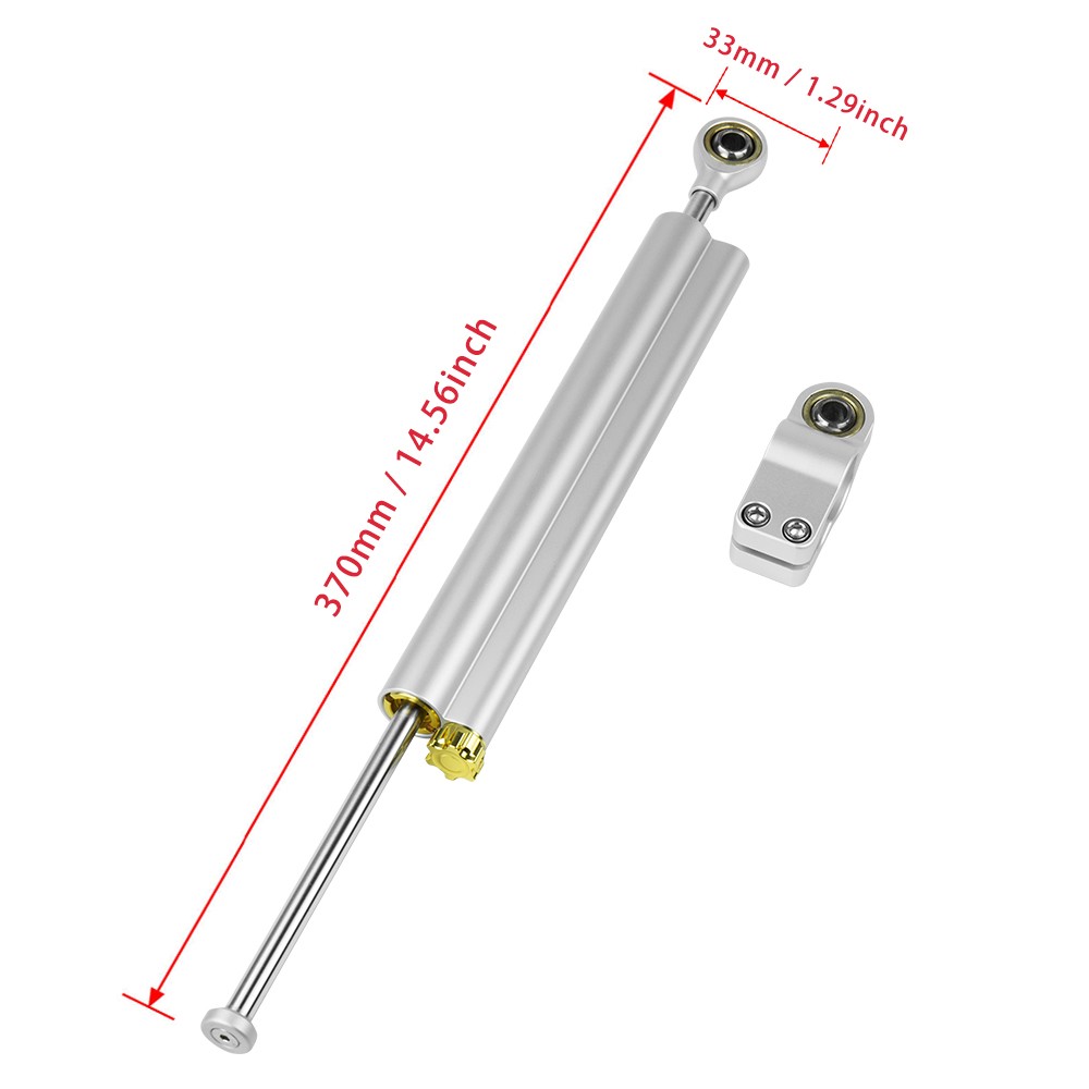 21 Levels Stabilizer Steering Damper 10″ 13″ For Suzuki GSXR1000 / ABS 2001-2024