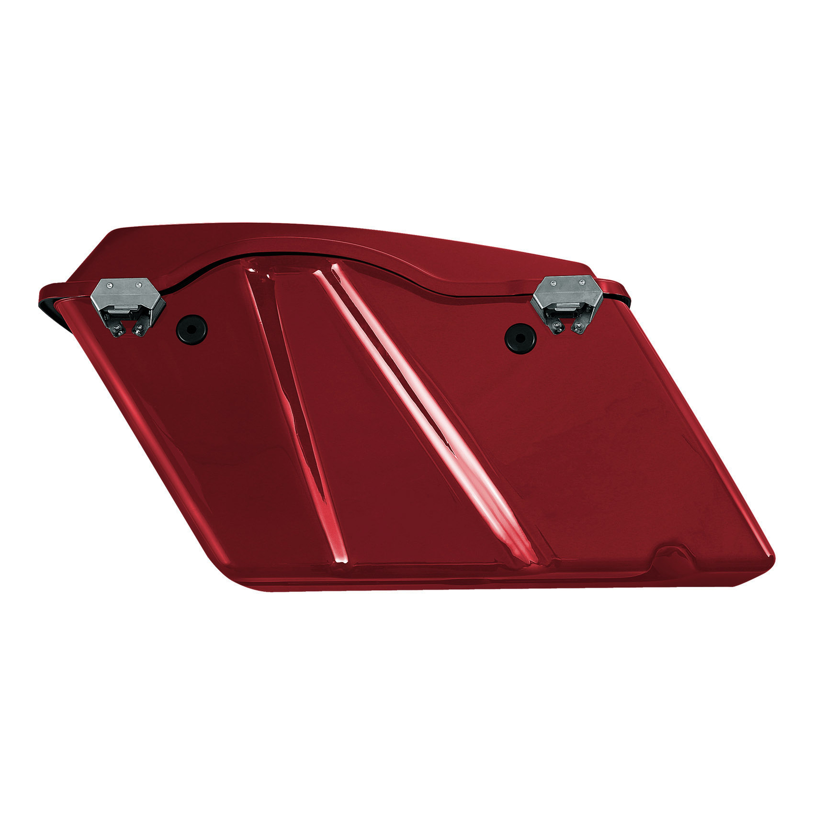Red Hard Saddlebags + Liner Fit For Harley Touring Road Glide Street Glide 94-13