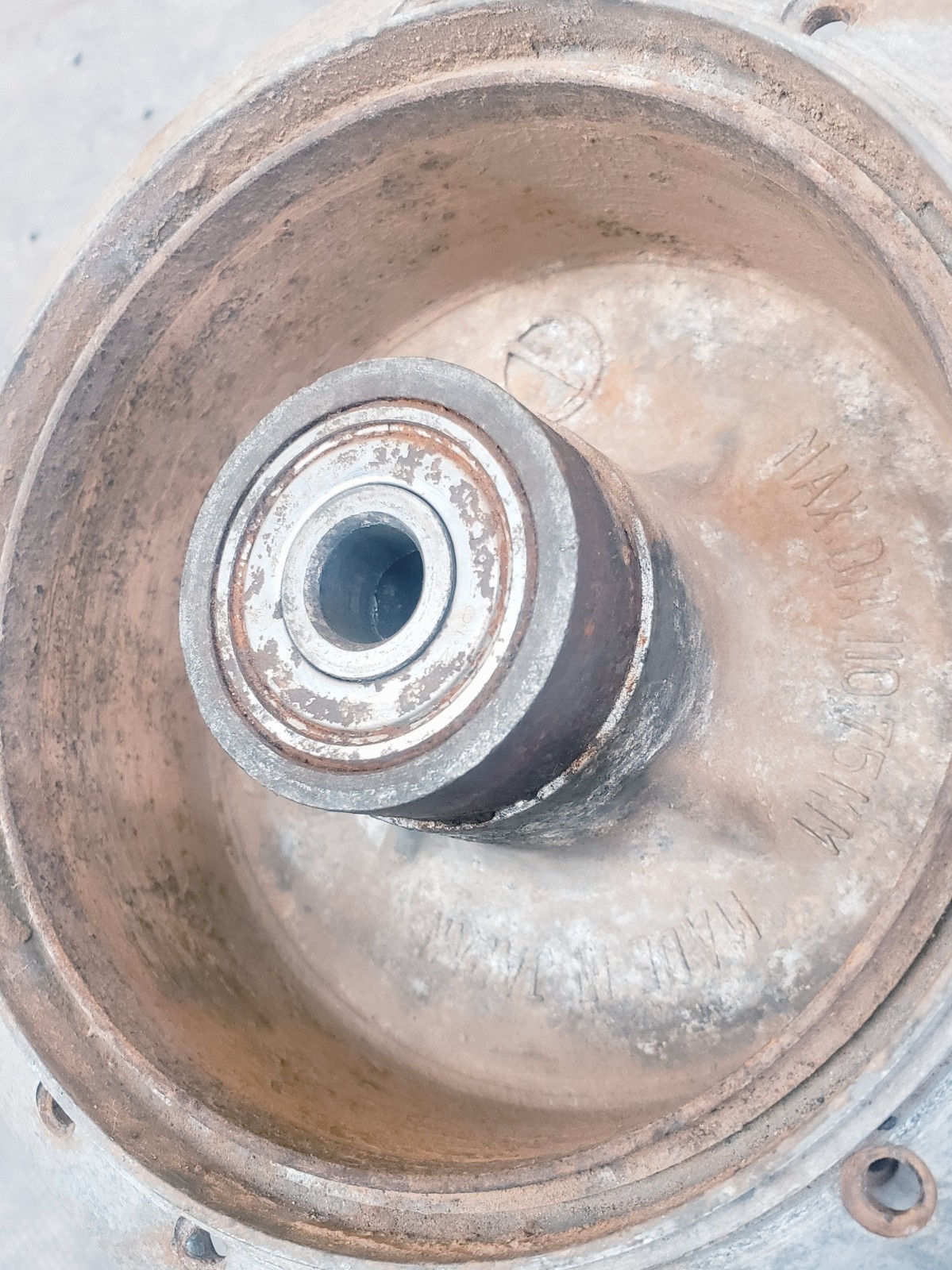 1969-81 Kawasaki OEM KE100 G5 G4TR G3SS Rear Wheel Hub Drum Assembly