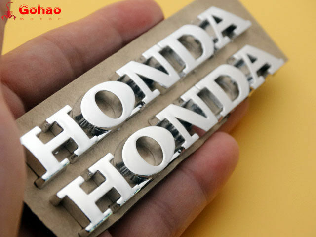 15cm Motorcycle Oil Tank Fairing Emblem Badge Decal Sticker for CB CBR CBF 2pcs