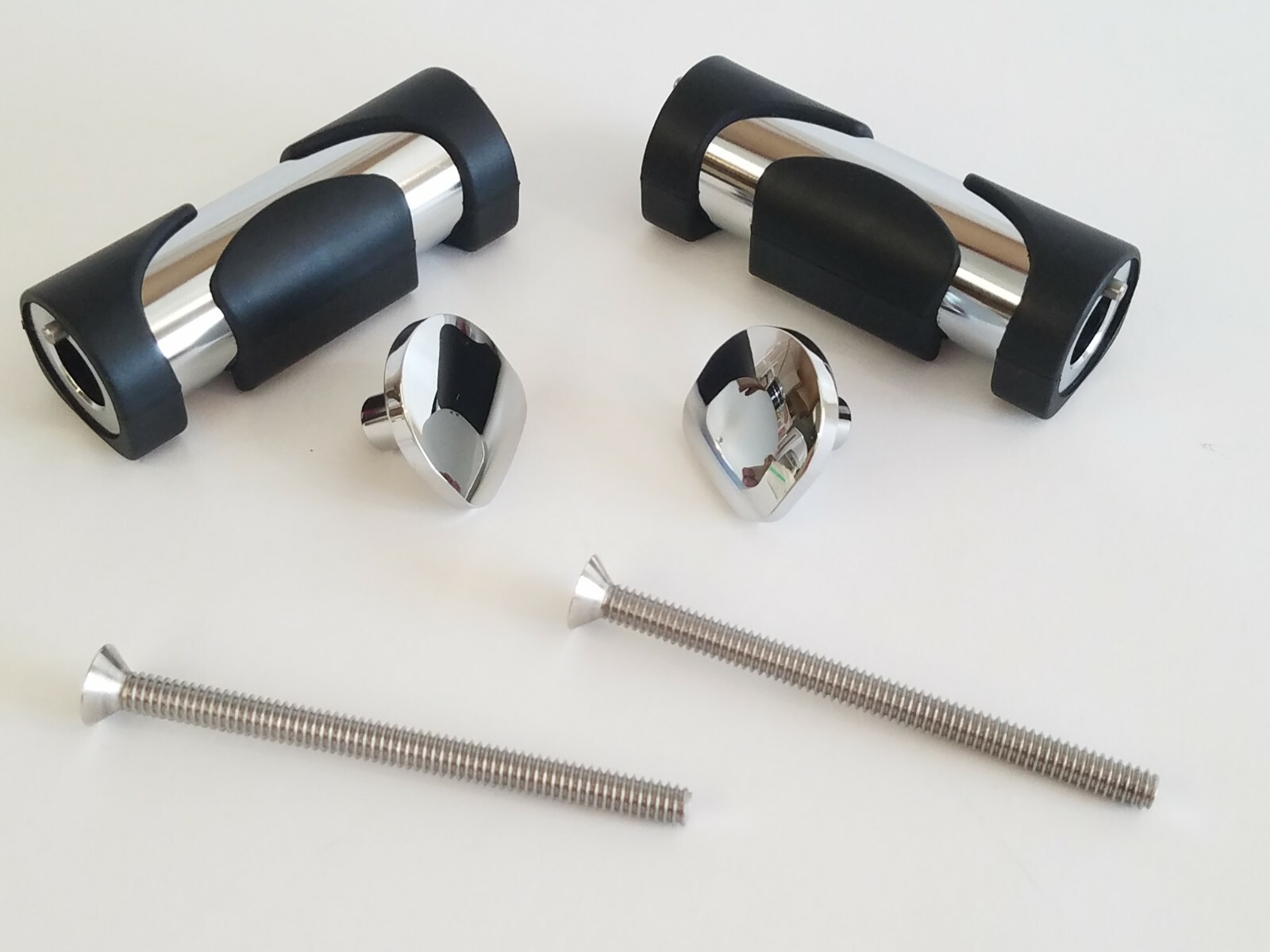 Big Dog Motorcycles OEM Chrome Shift / Brake Toe Peg Set – 2004-2019 models