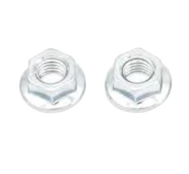 Bolt MC Hardware 021-10610 Hex Head Smooth Flange Nuts – M6 x 1.0 10mm
