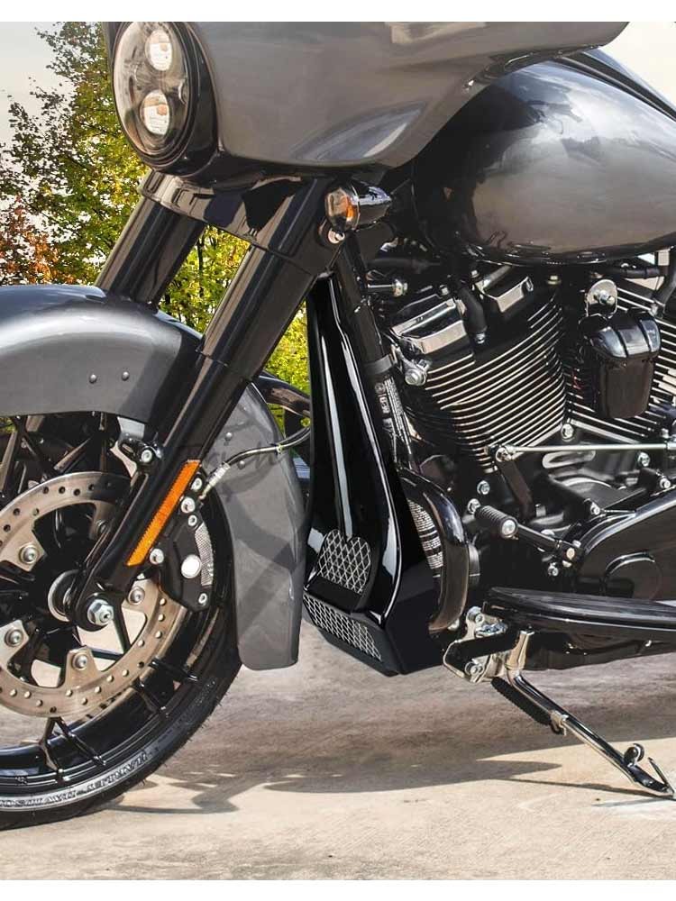 Front Chin Spoiler Radiator Grill For Harley Electra Glide Ultra Classic 97-13