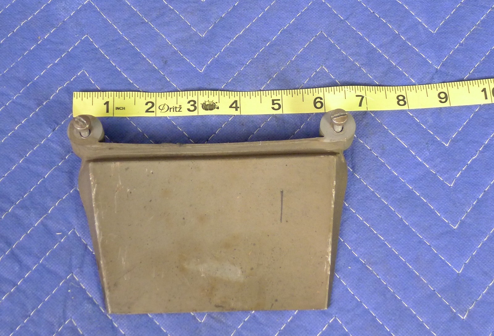 Vintage Original Lambretta Series 3 Grey Mudflap Kit Patina Heaven #1411