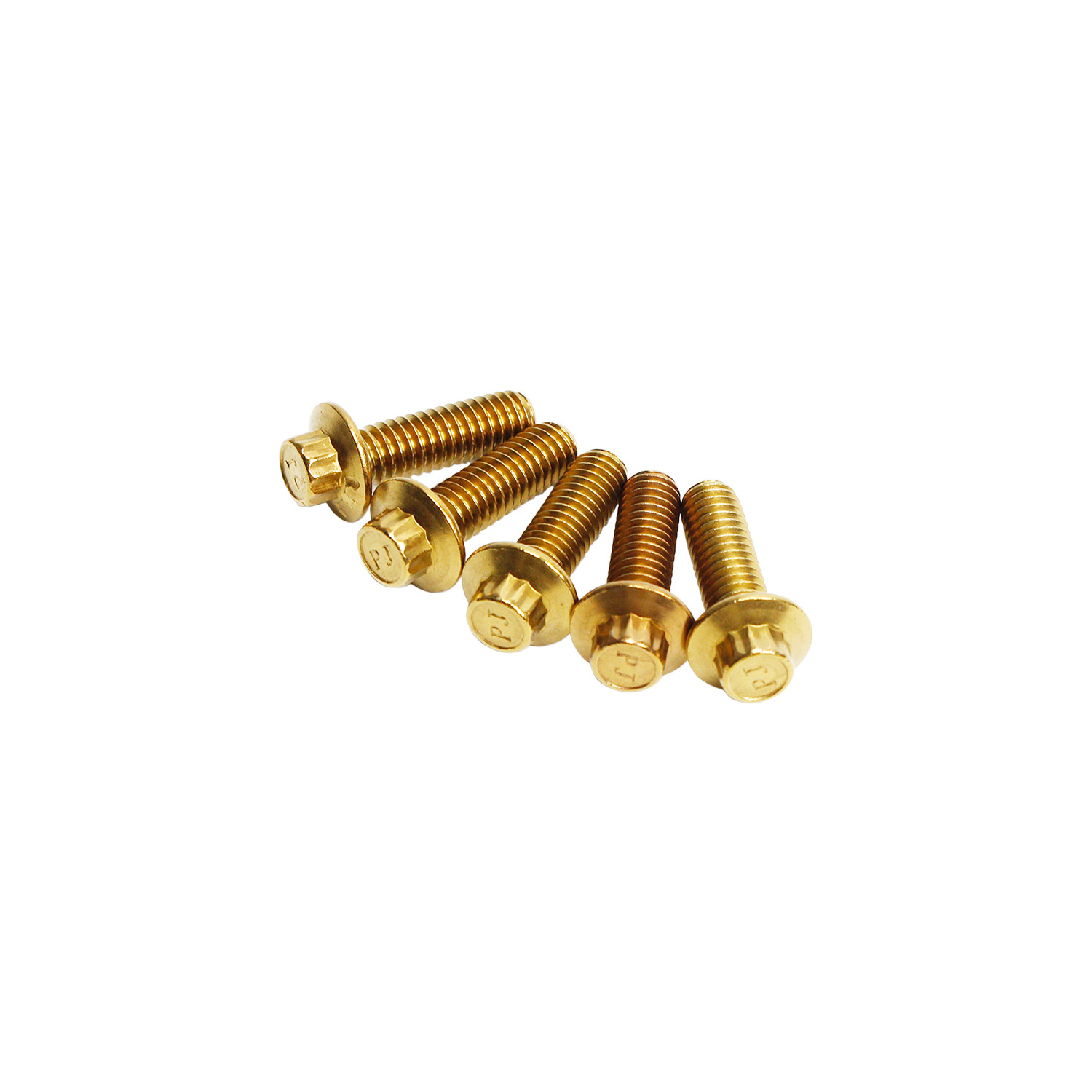 Gold 5/16″-18-1.0″ Stainless Steel Hardware Bolts for Harley Street Bob FXLRS