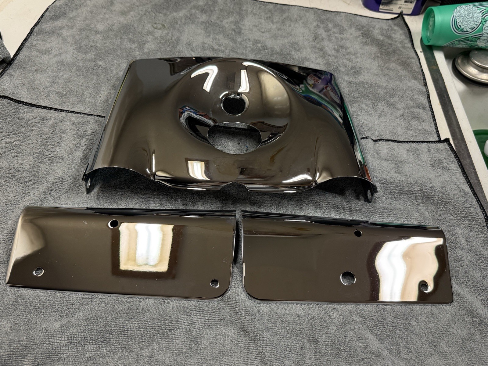 Harley show Chrome Smooth Nacelle 1986-2017 Flstf Factory Harley