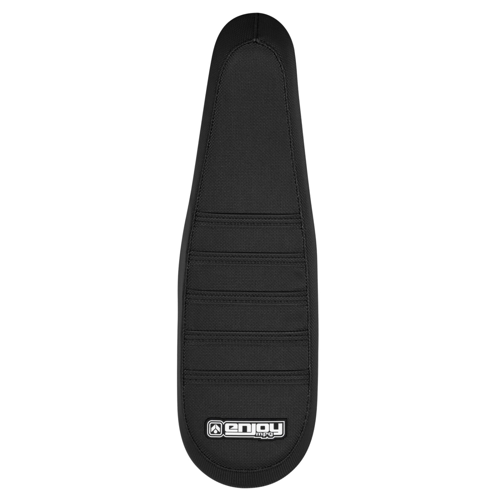 Ridstar Q20 Ebike gripper seat cover by Enjoy mfg all BLACK w/ BLACK ribs #477