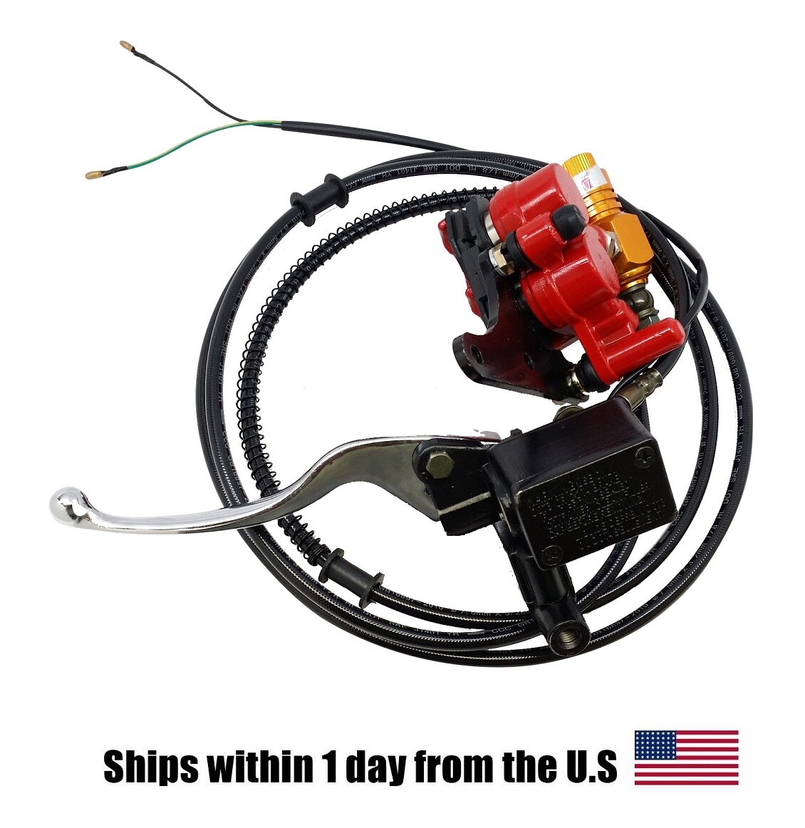 Front Hydraulic Brake Assembly for Gator 150cc scooter Moped GY6