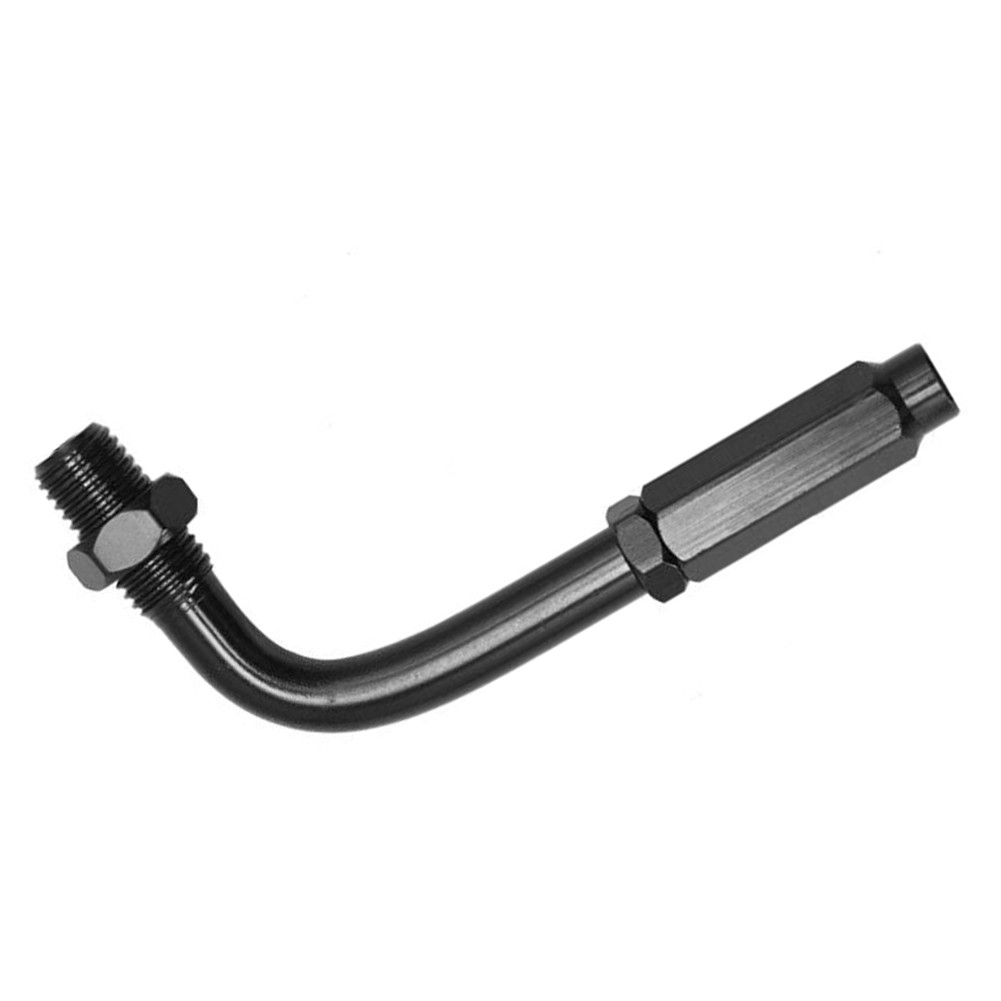 90 Degree Throttle Cable Adjuster Bendy Cable Guide Motorcycle Aluminum Black