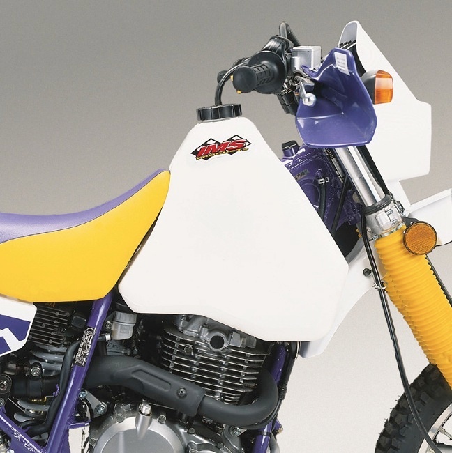 IMS Oversized 3.5 Gallon Fuel Gas Tank WHITE Suzuki DR250 / DR350 1990-1999