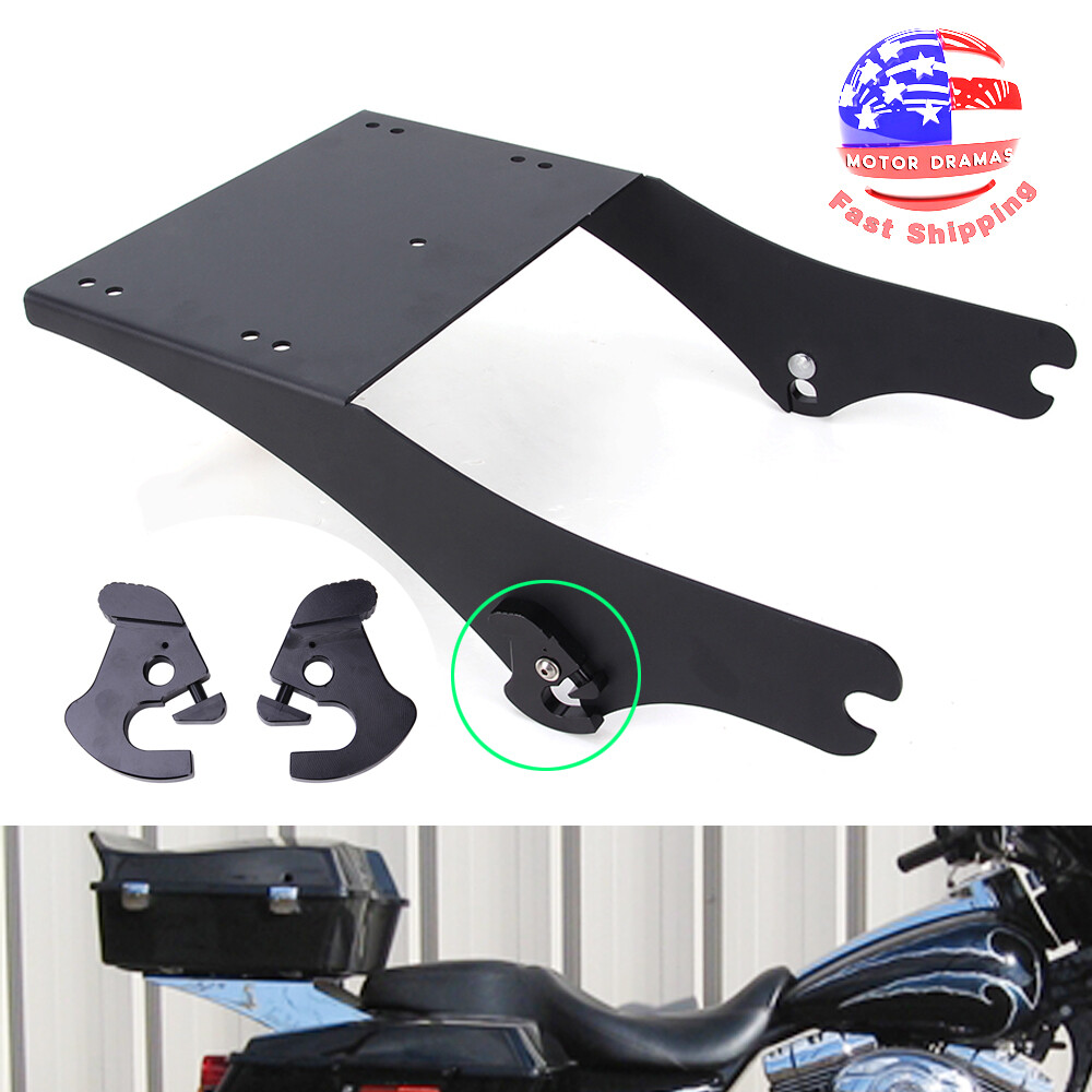 Detachable 2-up Tour Pak Trunk Mount / Docking Hardware For Harley Touring 97-08