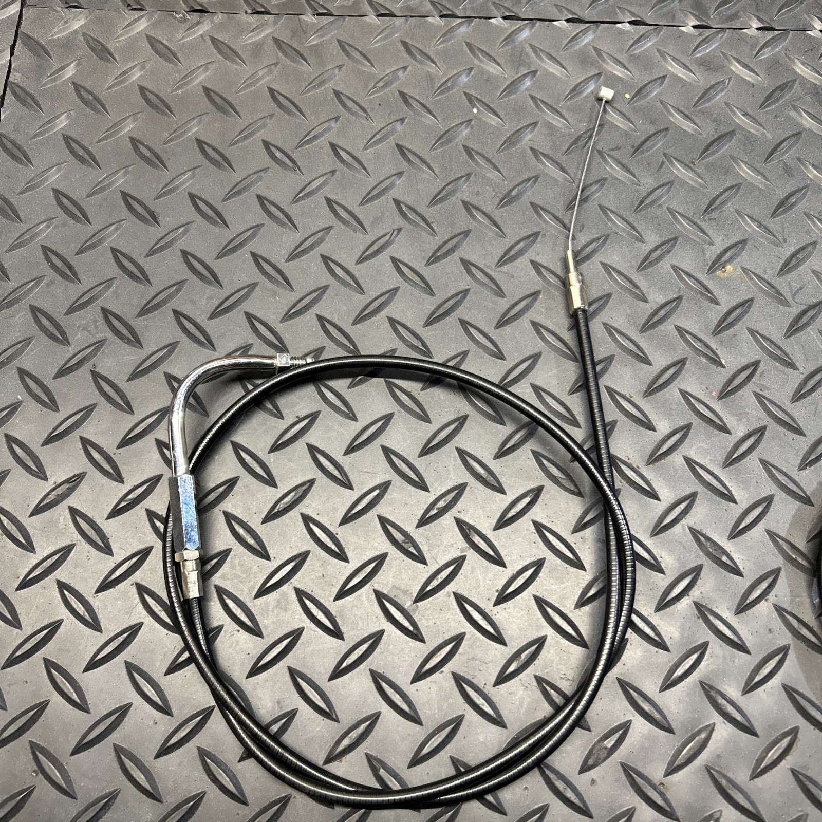 Harley Davidson – Black Vinyl Throttle Cable (B) 45” Length