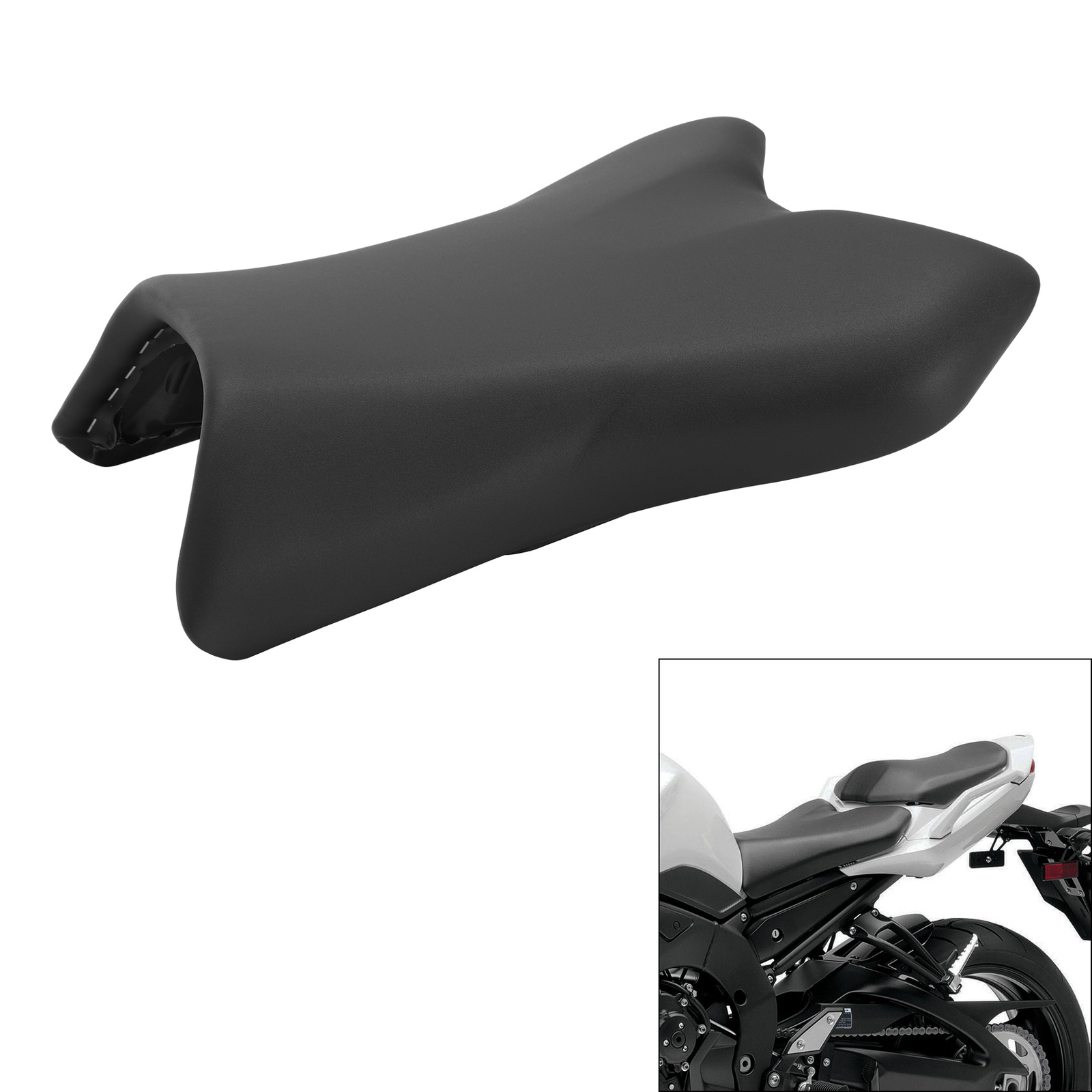 Black Front Rider Driver Seat Fit For Yamaha FZ1N FZ1S FZ1SA FZ1N FZ1NA 06-15 07