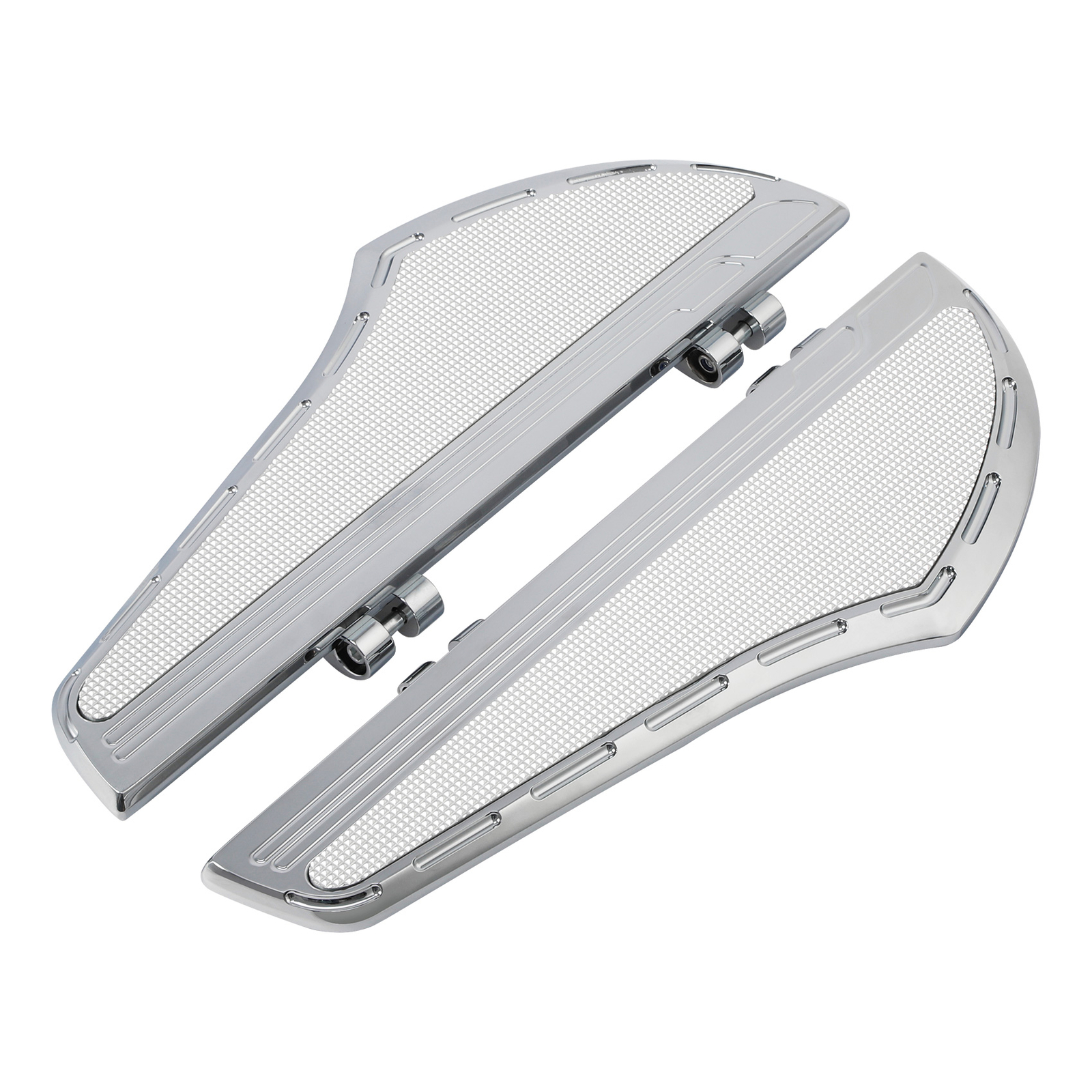 Rider Driver Floorboard Footboard Fit For Harley Touring 2000-24 Softail 00-17