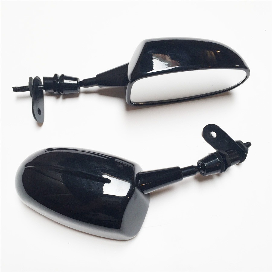 Black Racing mirror for CBR NINJA ZX GSXR Katana HAYABUSA YZF R1 Rearview