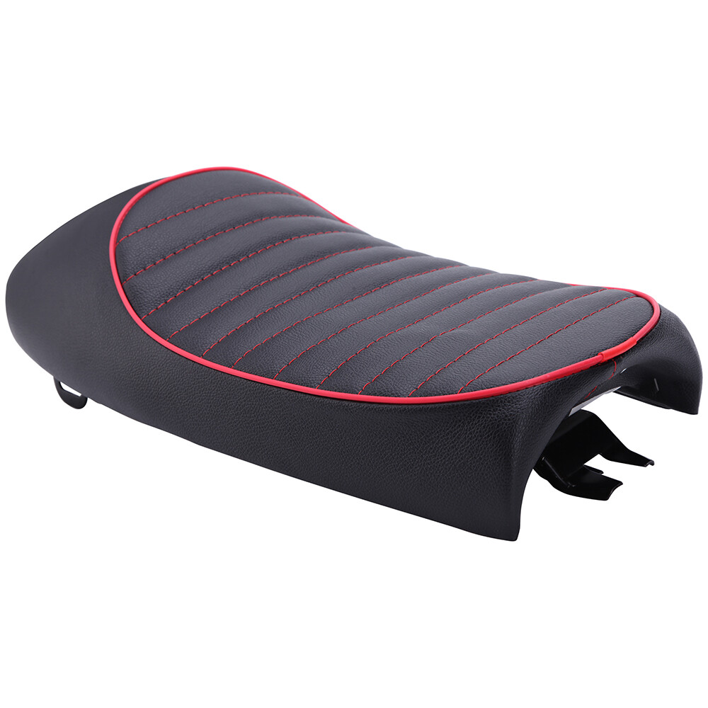 For Honda Nighthawk 250 CB250 Cafe Racer Driver Seat Hump Saddle Seat Red-Line