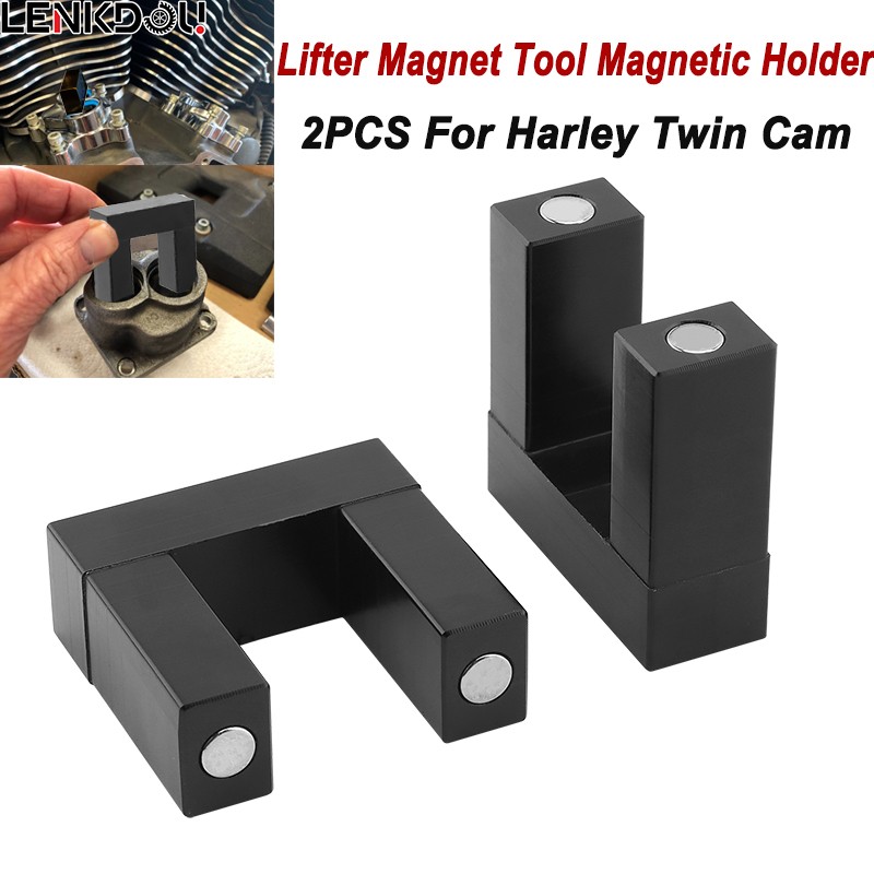For Harley Twin Cam Magnetic Tappet Lifter Holder Tool Magnet Pair Touring Dyna