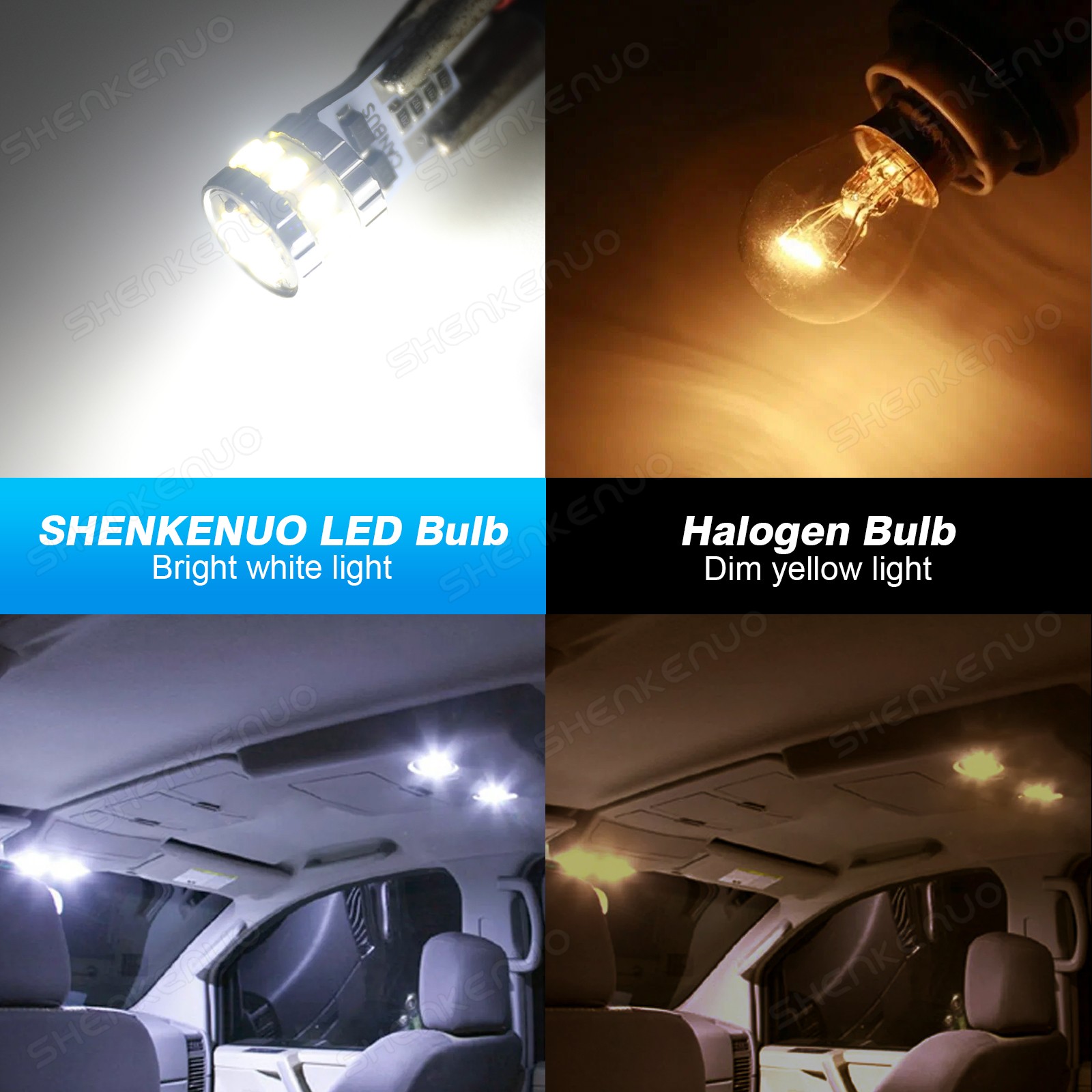 Bright 6500K LED headlight bulb 55W New for Kawasaki Z125 Pro 2017-2026