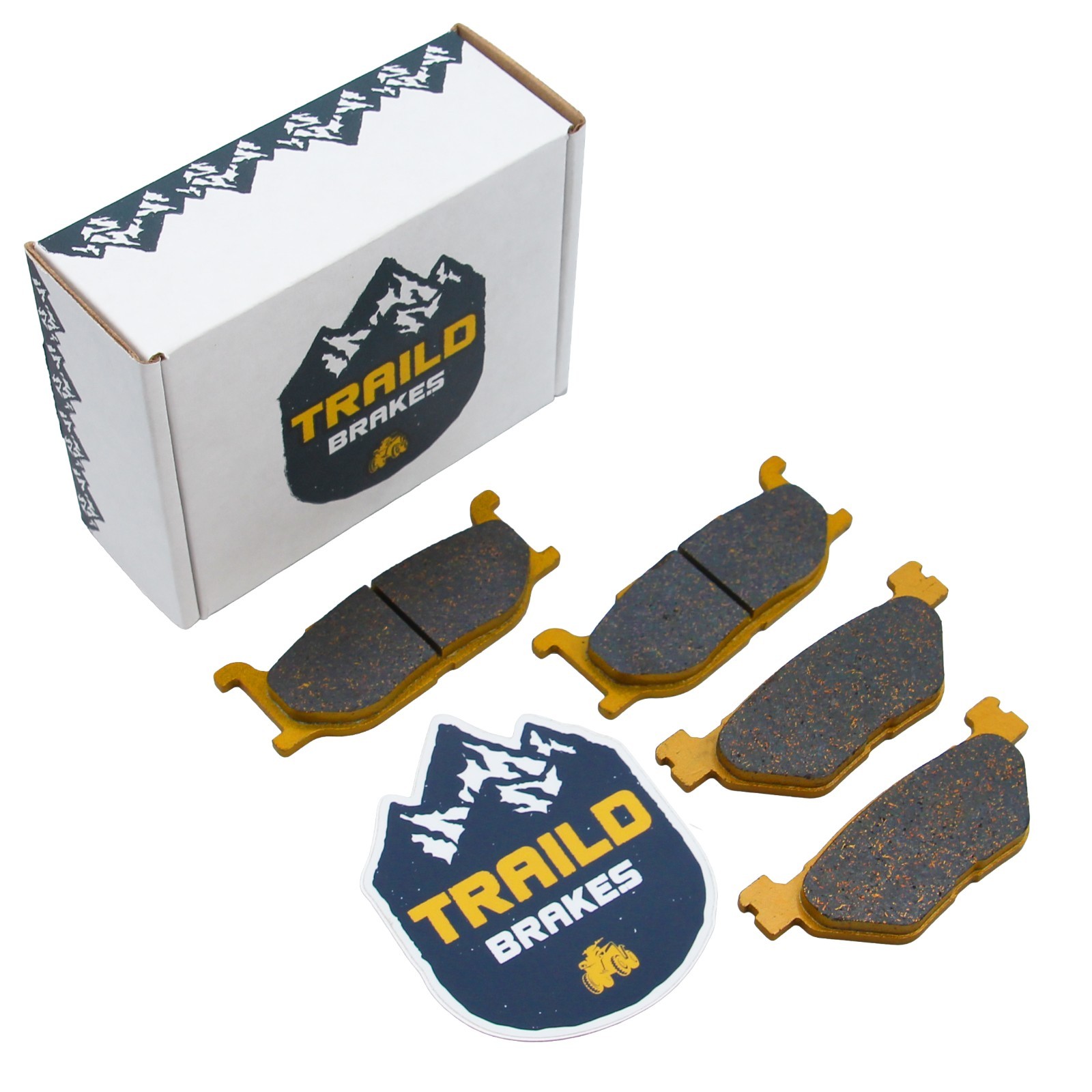 Traild Ceramic Brake Pad Set for Stryker 2011-2017 Front & Rear