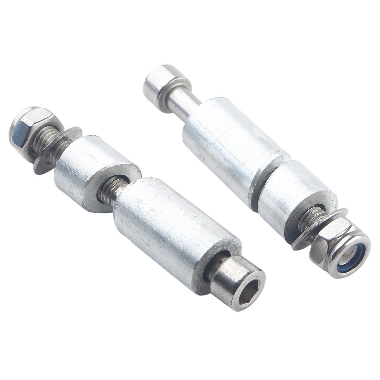 Bushing Parallelize and Heighten Rear Luggage Rack For ROYAL ALLOY TG300S Silver