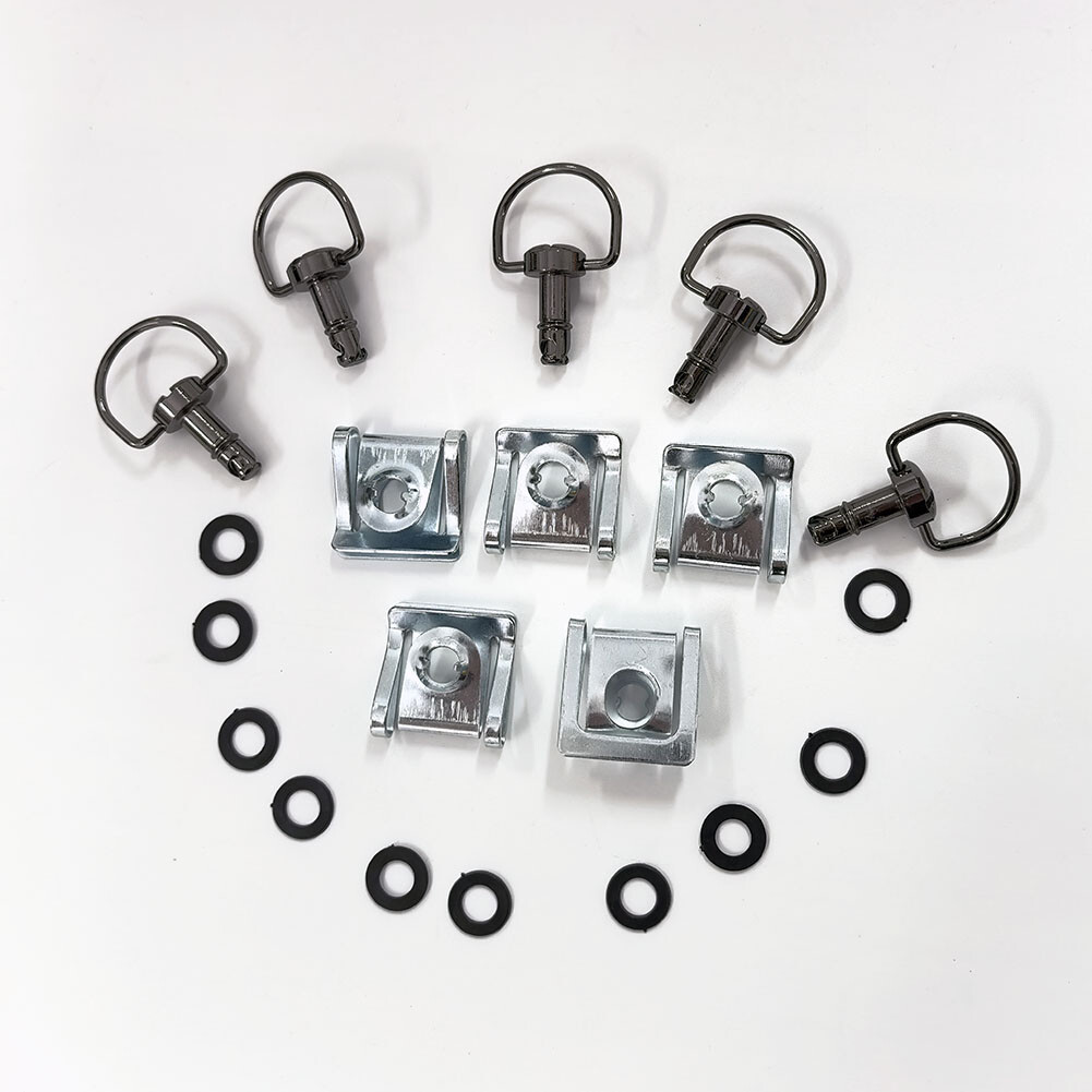 5PC Motorcycle 1/4 turn Quick Release Fasteners Fairing Bolts Studs Quarter Turn