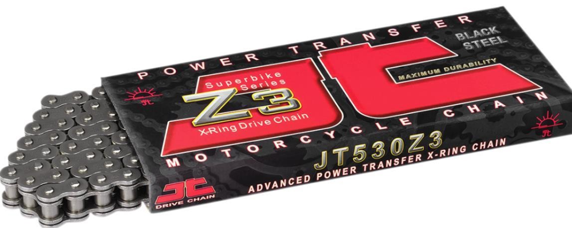 JT 530 Z3 Heavy Duty Expert Series X-Ring Sealed Drive Chain – 110 Links – Steel