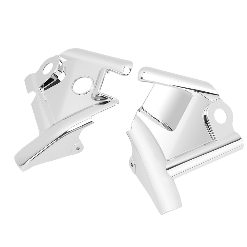 Pair Front Fork Upper Frame Neck Cover For Yamaha V-Star XVS1100 1999-2011