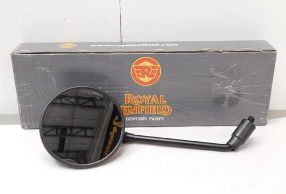 21-25 Royal Enfield Meteor 350 Right Hand Rear View Mirror Black RAL00274/B