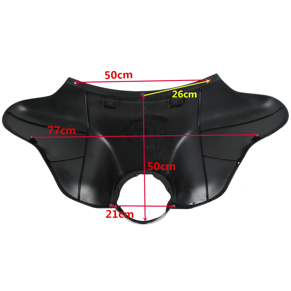 Black Batwing Outer Fairing Fit For Harley Touring Street Glide 1996-2013 2011