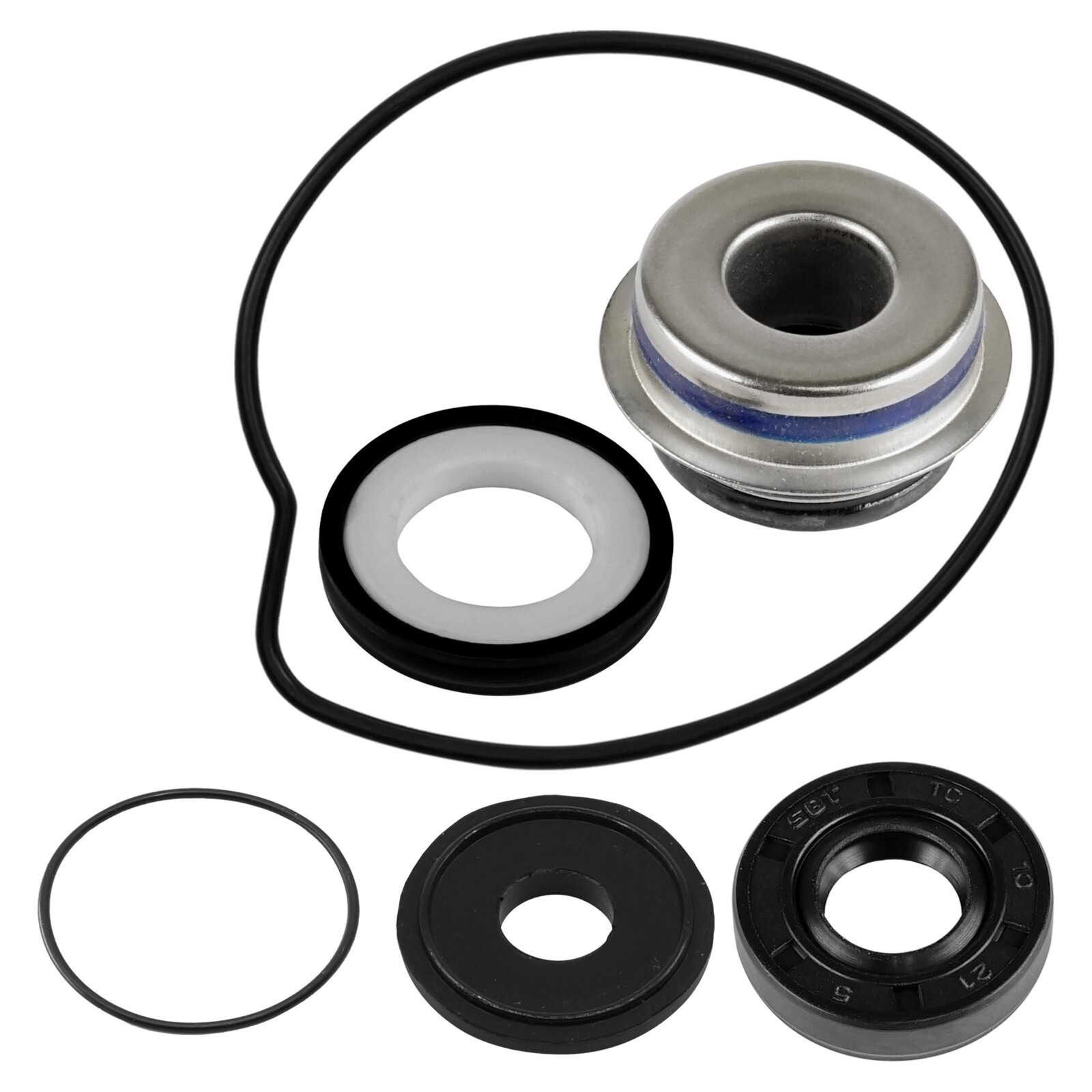 Caltric Water Pump Mechanical Seal Kit for Suzuki GSXR600 1997-2007
