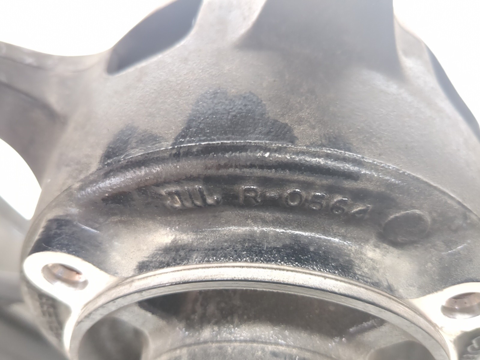 12-21 Kawasaki Ninja ZX14 Rear Wheel Rim 17X6.00 STRAIGHT 41073-0574-18F